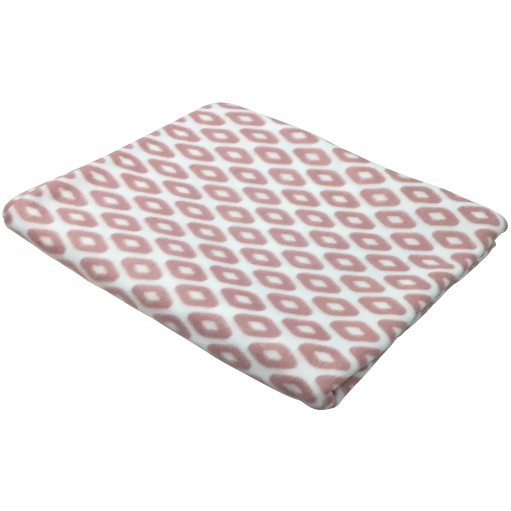 Плед «Рондо» 130x170 см флис цвет розовый BELEZZA STLM-2085982