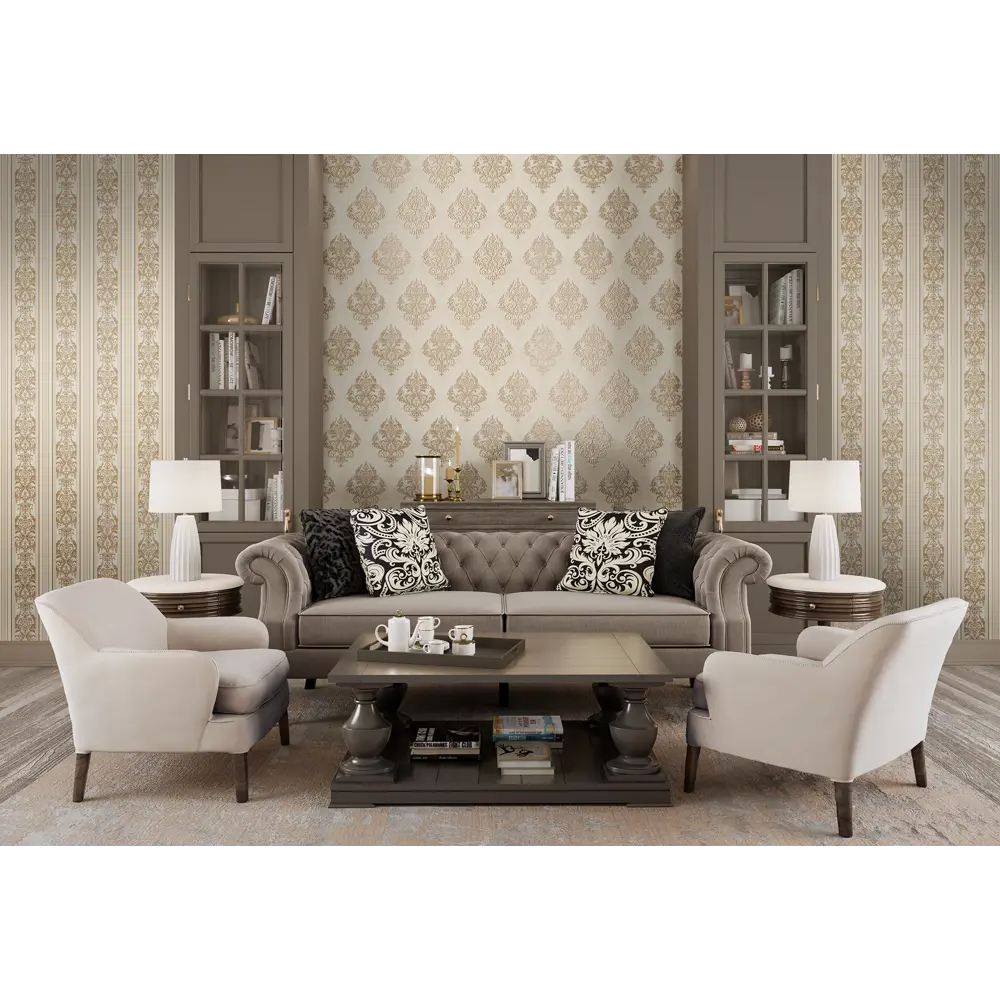 Обои флизелиновые Палитра бежевые 1.06x10 м PL71153-29 82091792 STLM-2101036 Bruno - Вид №3