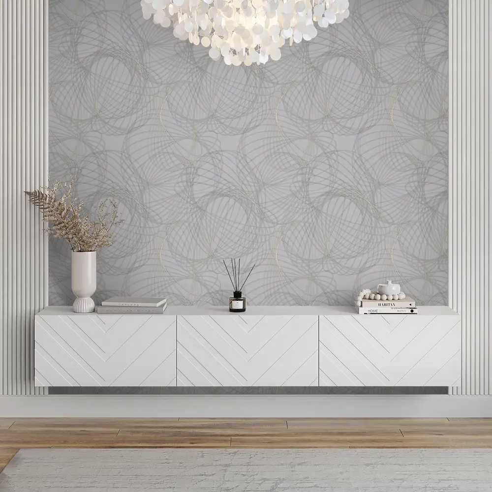 Обои флизелиновые New Age Tesla серые 1.06 м NA8833-23 STLM-2031367 - Вид №2