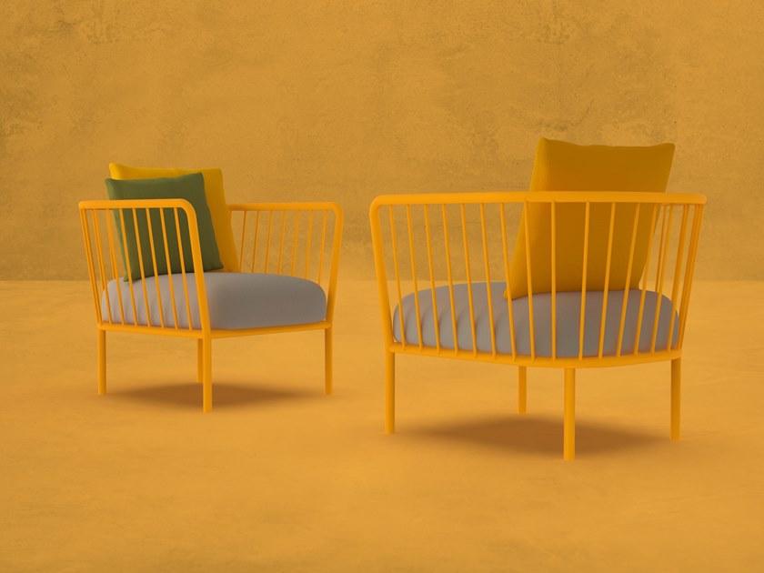 Diabla Кресло из термолакированного алюминия с подлокотниками Arp sun-id-1477853 - Вид №5