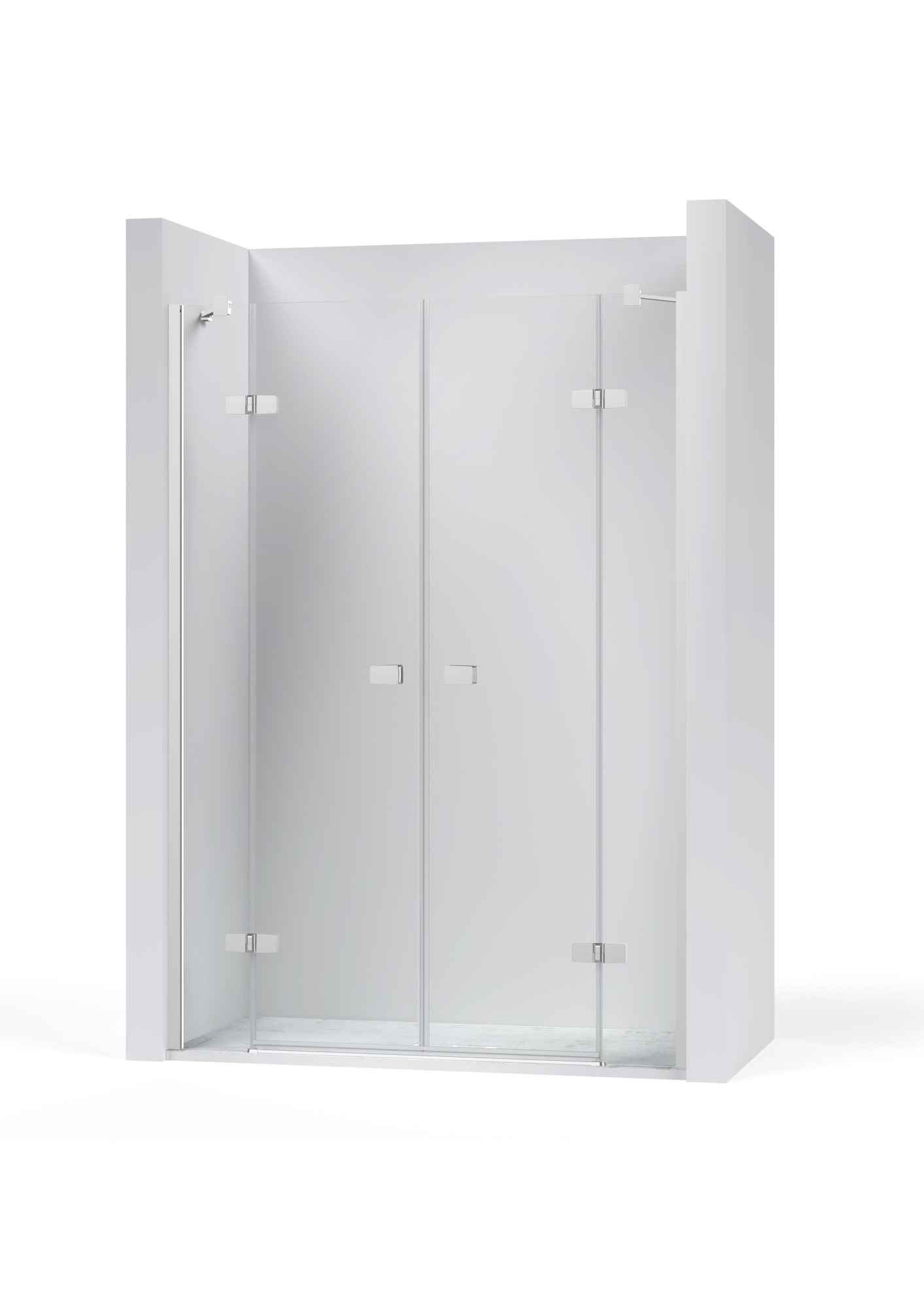 AM324......... 2P2F - Передняя часть душа с 2 поворотными створками + 2 фиксированными ROCA Vela