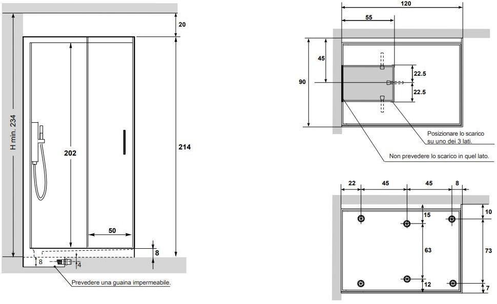 Gruppo Geromin Многофункциональная душевая кабина из хрусталя с турецкой баней Soul sun-id-1501817 - Вид №14