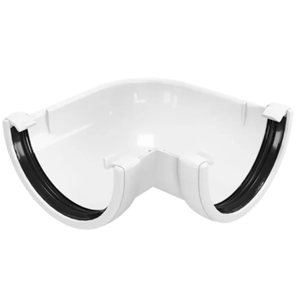 Угол желоба 90° белый 82211684 STLM-2160066 FINEBER 