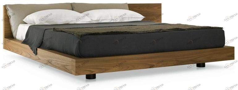 Porro Двуспальная кровать из вяза sun-id-1459848
