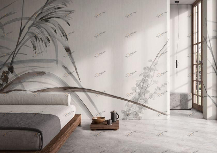 GLAMORA Льняные обои, экологически чистые и компостируемые Collection xi glampure Glpu111