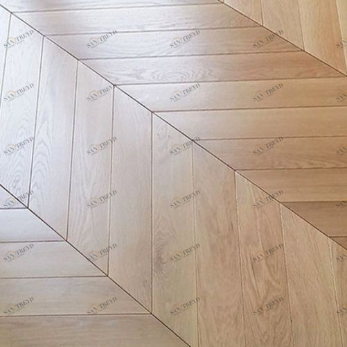 Паркет Ёлка GreenLine Дуб Натур (Гладкая) 800х125 мм 1900232030