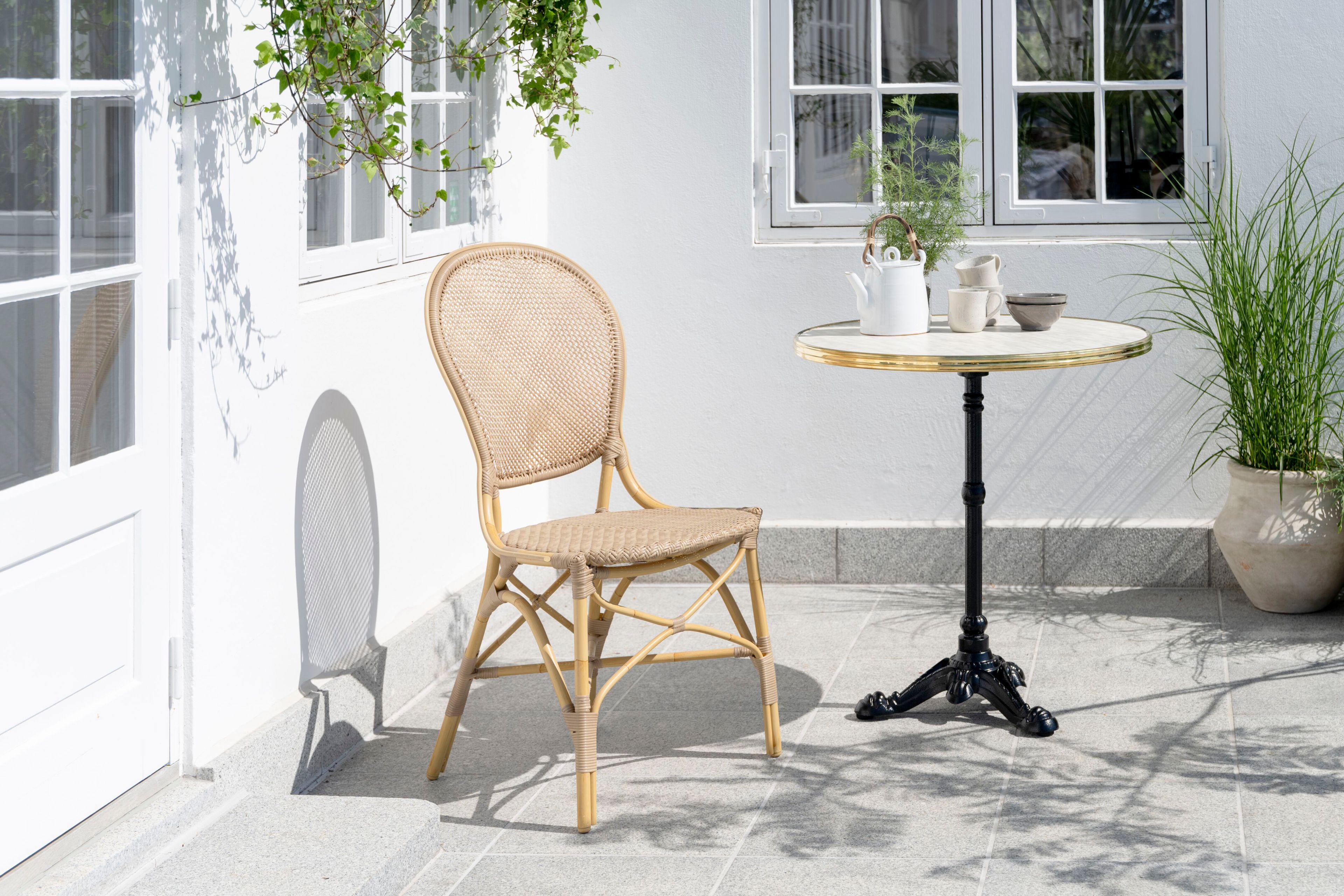 Стул медальона сада из Alu-ротанга и ArtFibre Sika Design Exterior ARCH-00041405 - Вид №1