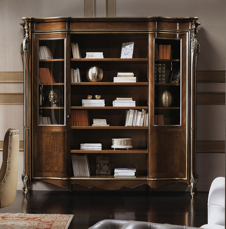 Книжный шкаф  GIULIACASA 0237F-SI SIDNEY