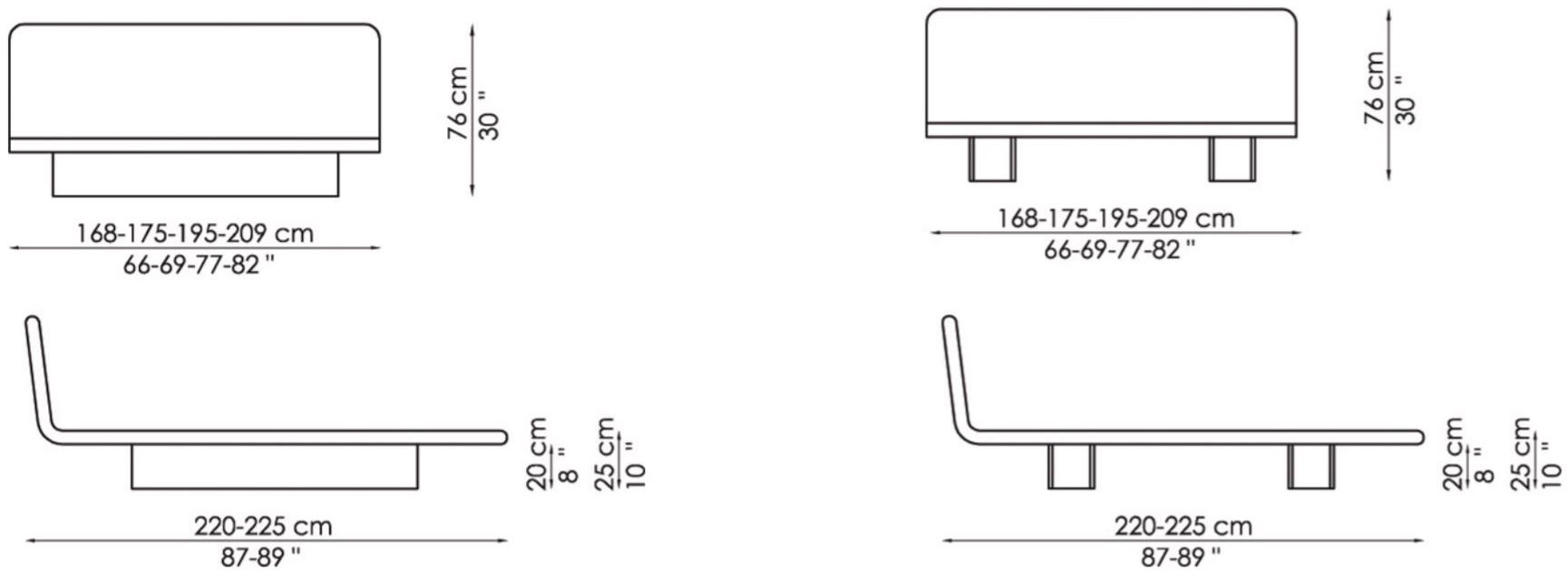 Bonaldo Поворотная мягкая кровать sun-id-1510247 - Вид №4