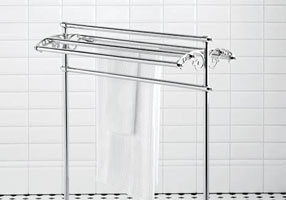 Gentry Home Trevor Вешалка для полотенец отдельно стоящая Unique Темный никель GH103055 - Вид №1