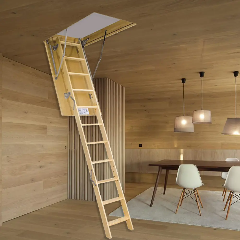 Лестница чердачная складная LWK 60x120x280 см Santreyd STLM-2148665 - Вид №2