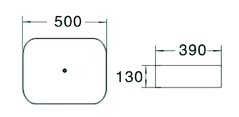 Раковина чаша SL-1051MW SANTILINE  - Вид №1