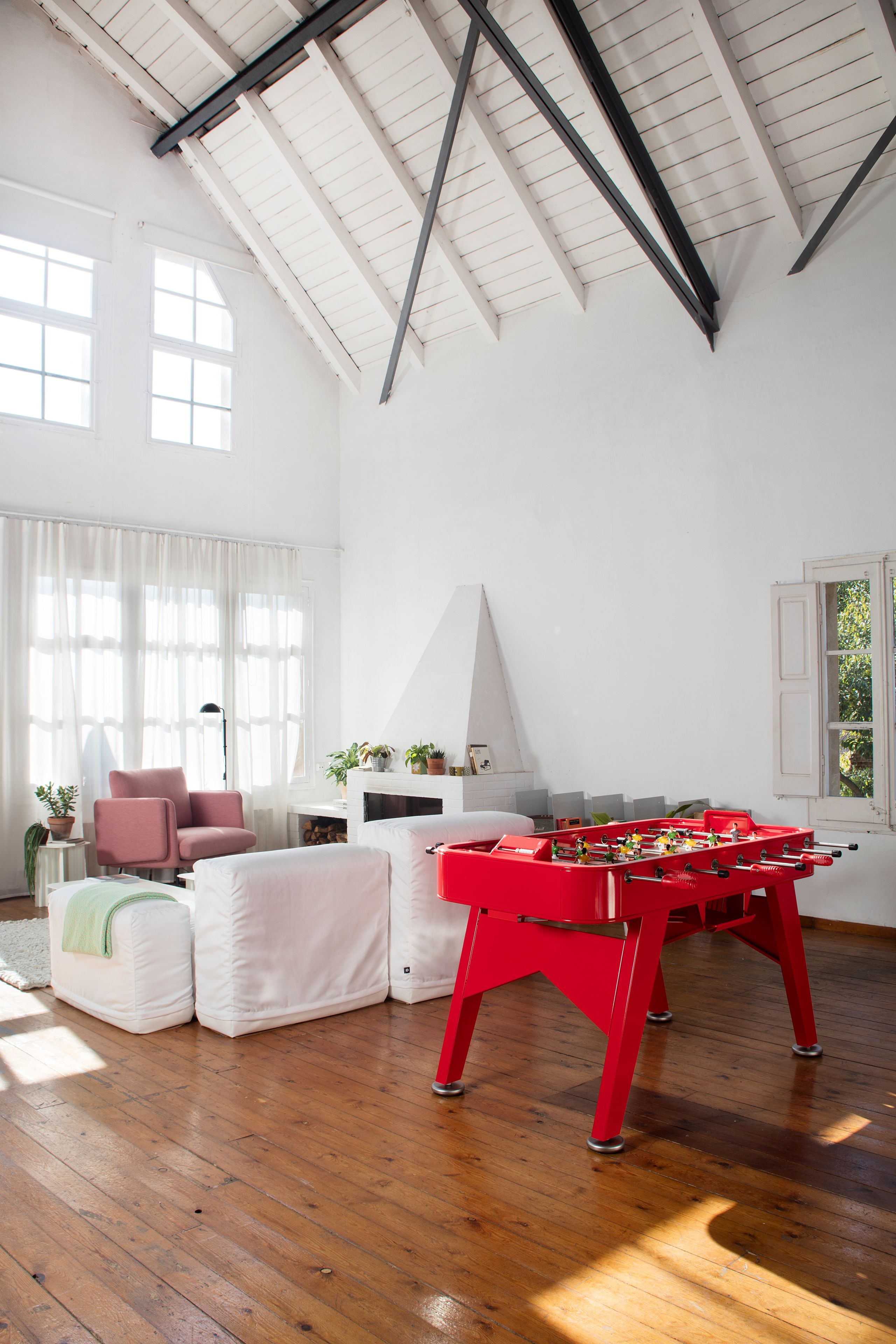 Внутренняя прямоугольная сталь Calciobalilla RS Barcelona RS2 INDOOR FOOTBALL TABLE ARCH-00114993 - Вид №8