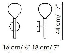 Bonaldo Настенный светильник из боросиликатного стекла Sofì sun-id-1478070 - Вид №3