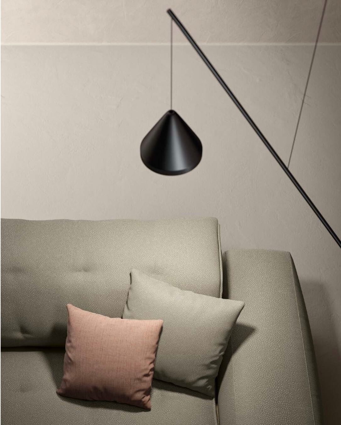 Угловой диван из ткани Marac облако ARCH-00047749 - Вид №5