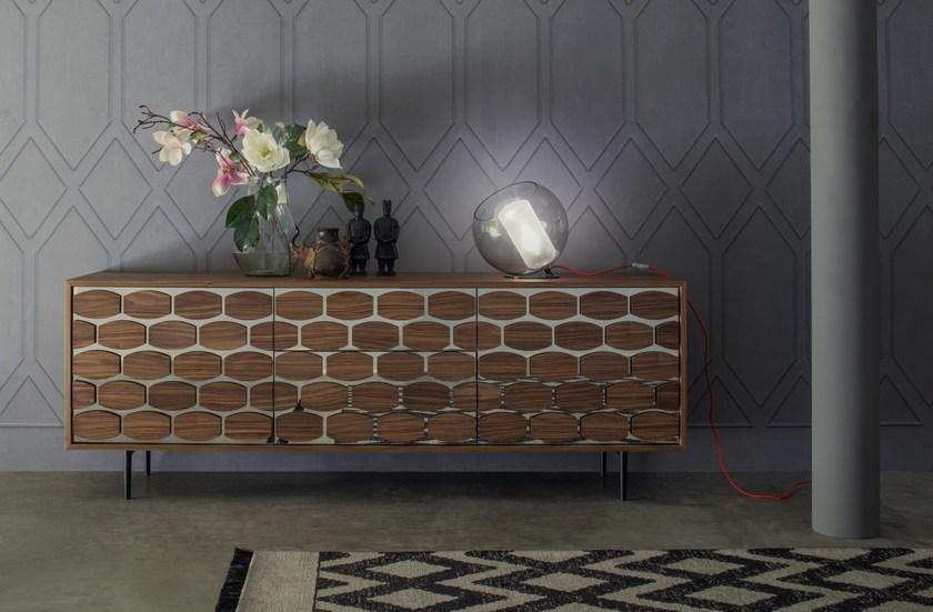 Tonin Casa Тумба под ТВ / буфет из фанерованной древесины Honey sun-id-1450536 - Вид №9