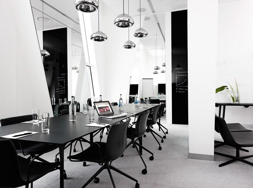 arper Кресло на эстакаде с подлокотниками на колесиках Catifa 53 sun-id-1452518 - Вид №4