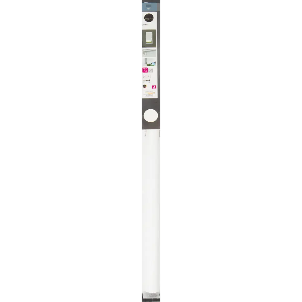 Штора рулонная блэкаут Inspire Santos 70x160 см белая White 0 82692215 STLM-2045602 - Вид №10