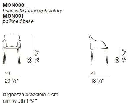 Bodema Стул с обивкой и подлокотниками sun-id-1426230 - Вид №5