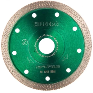Алмазный диск Hilberg HM602 для точной резки керамики и мрамора 88018447