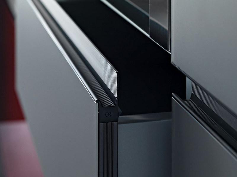 VALCUCINE Кухня из алюминия, окрашенного в белый цвет Riciclantica sun-id-1430428 - Вид №12