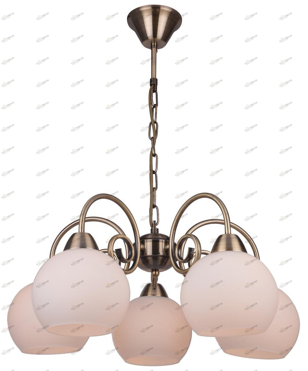 Подвесная люстра Toplight Lynnette TL7340D-05AB TOPLIGHT LYNNETTE 187787 Белый 