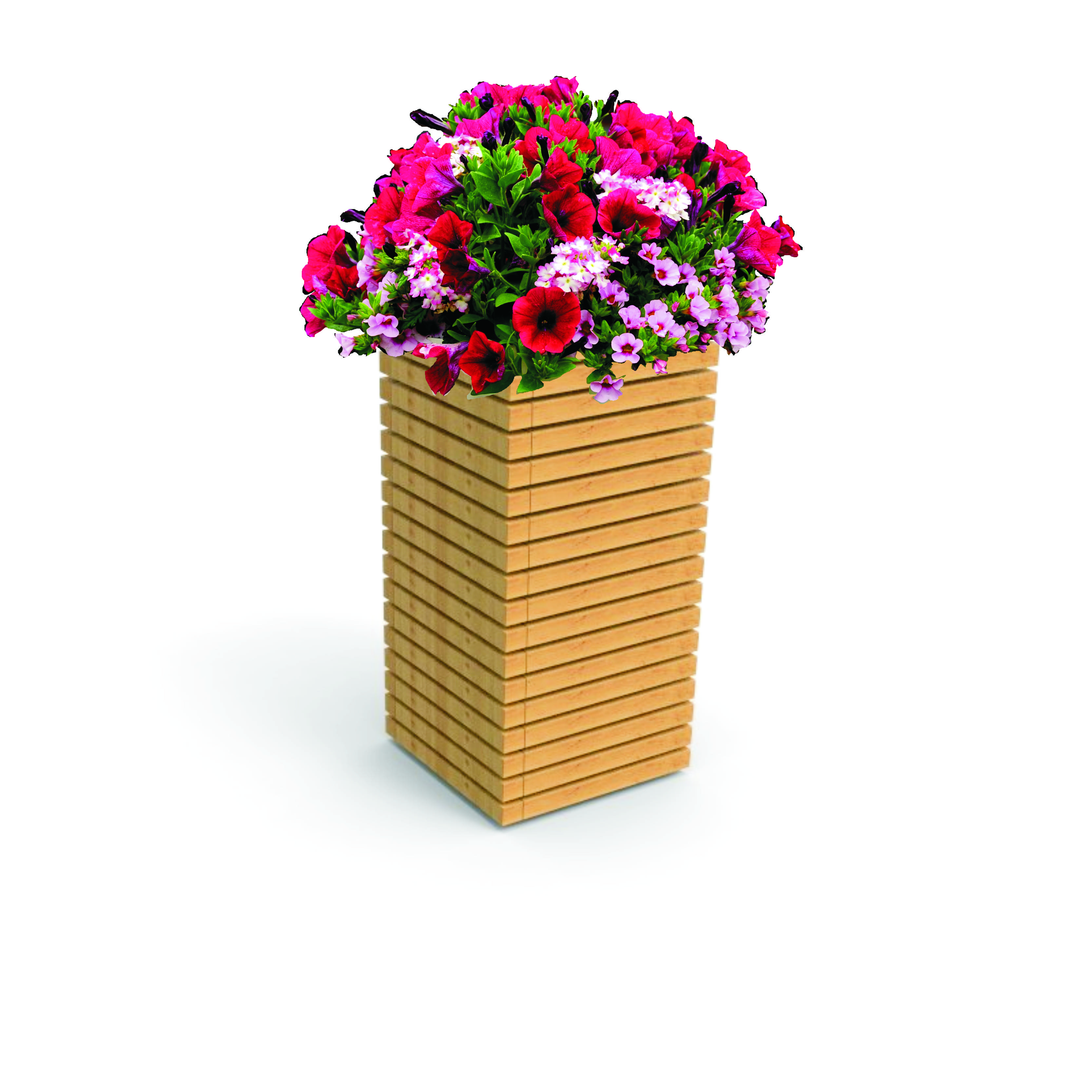 TOKB01.01.01-MS.TR Кашпо ТОРОС Башня, цветочница LAB.Space  - Вид №1