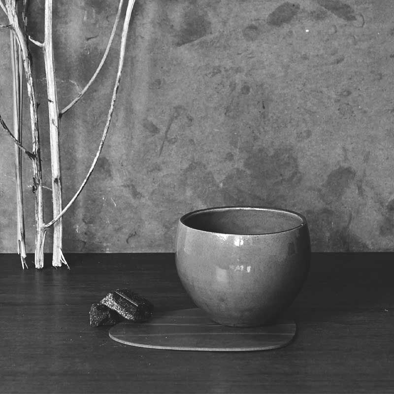 98884 BUFFALO black подстаканник фигурный 11x13 см, толщина 2мм;LIND DNA  - Вид №1