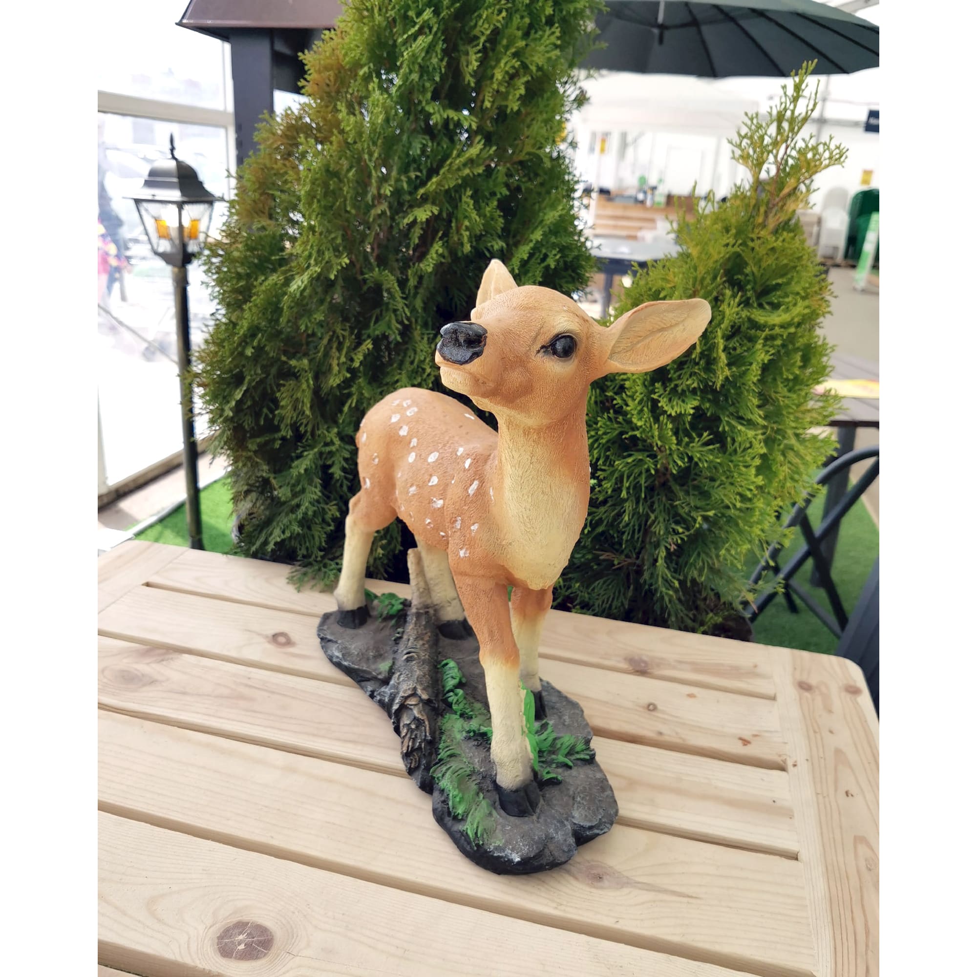 82558145 Садовая фигура «Олененок» высота 39 см Santreyd  - Вид №5
