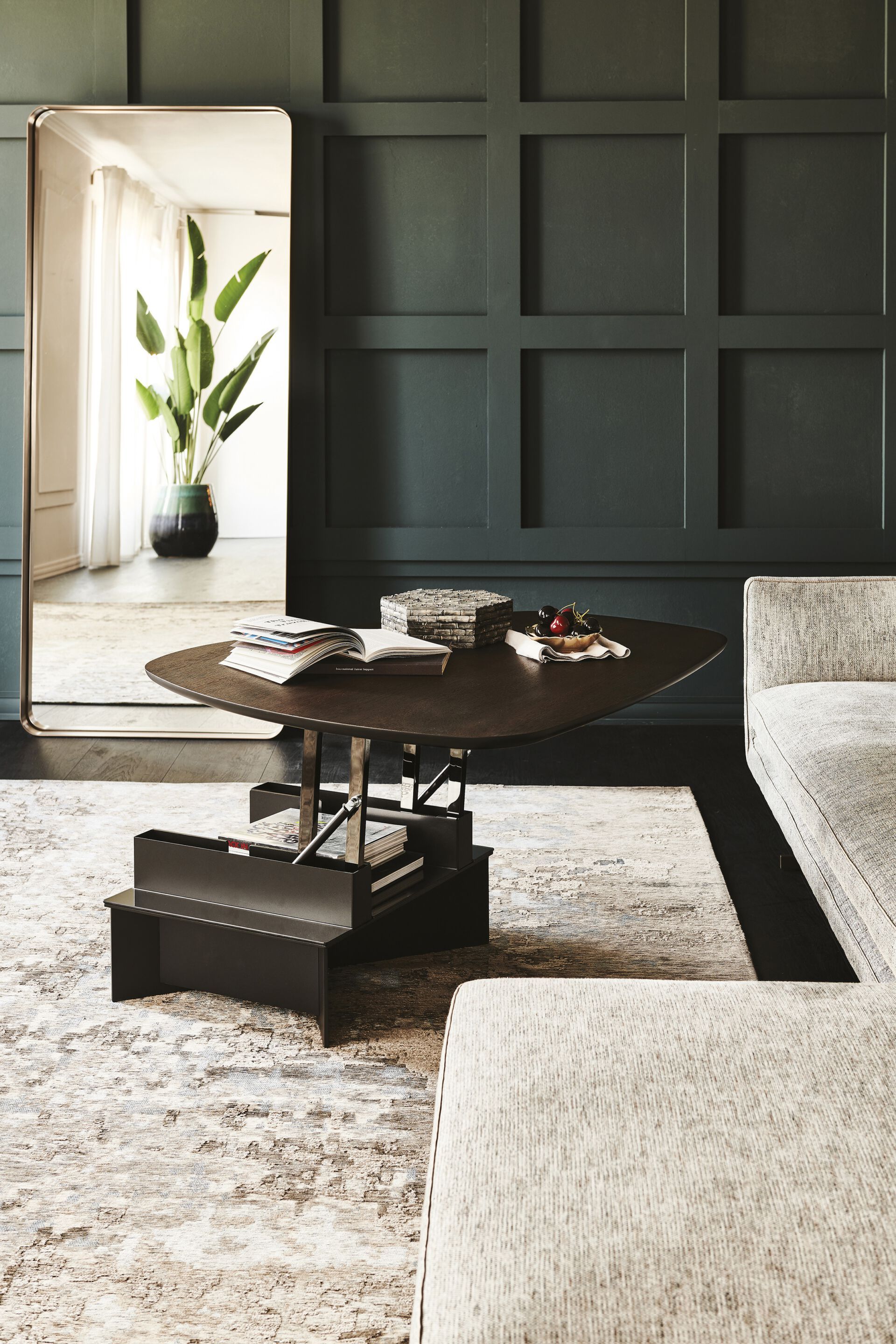 Деревянный журнальный столик с регулируемой высотой Cattelan italia ORLANDO ARCH-00014064 - Вид №1