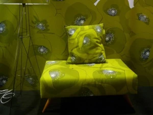 CONCEPTUWALL Подставка для ног из ткани Coquelicot