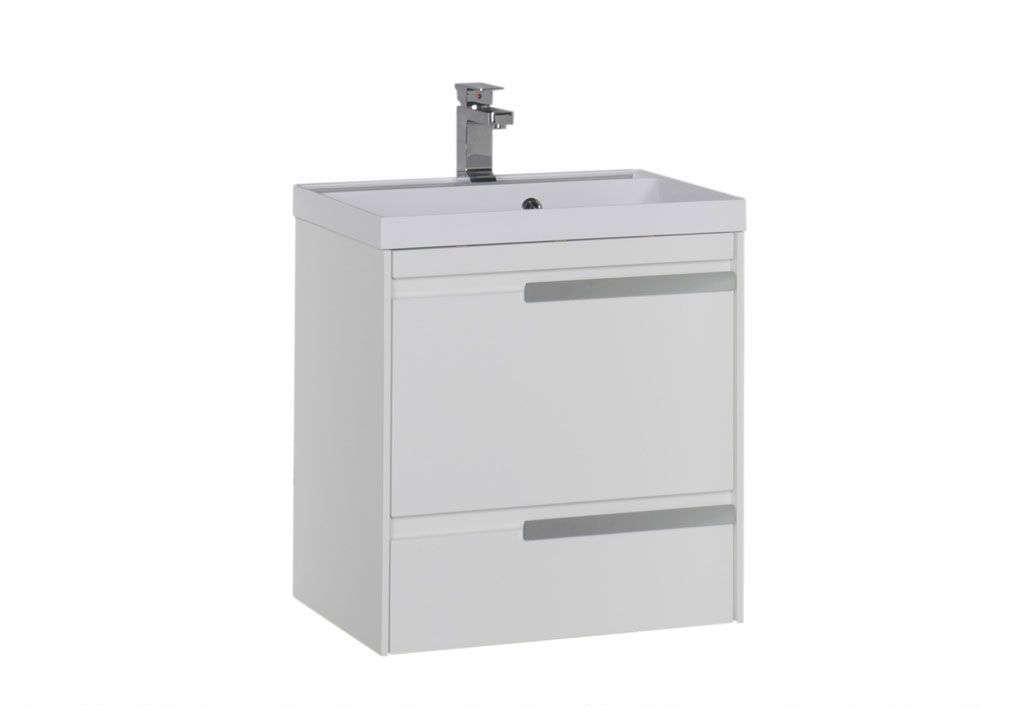 Тумба под раковину Aquanet Тиволи 60 белый sun-id-270657 - Вид №1