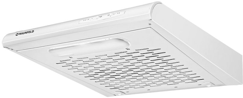 MPA 50 WHITE Вытяжка mpa 50 белый/ • тип: настенная• цвет: белый• управление: ползунковое• ширина, мм: 500• полная потребляемая мощность, вт: 140• количество скоростей: 3• максимальная производительность, м3/ч: 420• диаметр воздуховода, мм: 120• площадь к Santreyd  - Вид №1