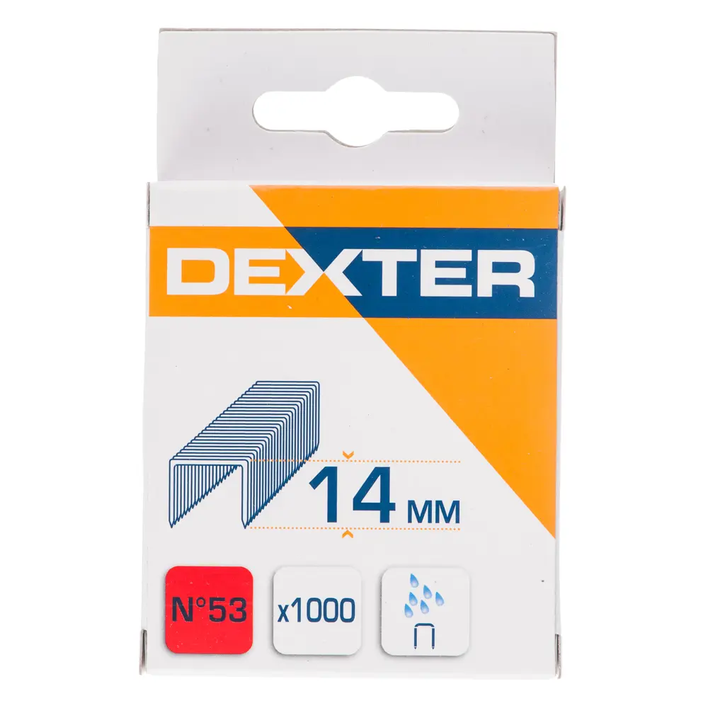 Скобы Dexter тип 53 для мебельного степлера 14 мм (1000 шт) 15077617 STLM-0005322 - Вид №1