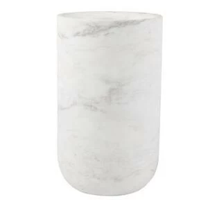 Ваза каменная Fajen Marble белая