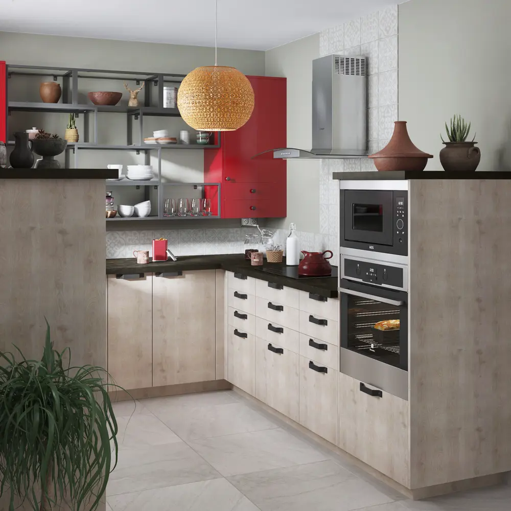 Фасад для кухонного шкафа Нордик 59.7x25.3 см Delinia ID ЛДСП цвет бежевый STLM-2079955 - Вид №7