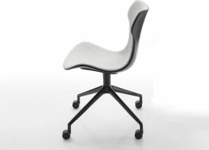 B&B Italia Офисное кресло из ткани на колесиках Papilio shell