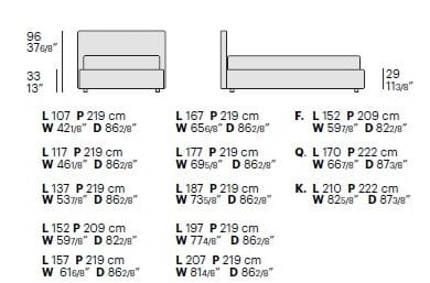 Односпальная кровать для хранения Bolzan Metropolitan ARCH-00131172 - Вид №4