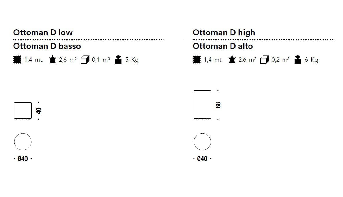 Круглый пуф из ткани MOROSO Таба ARCH-00115497 - Вид №10