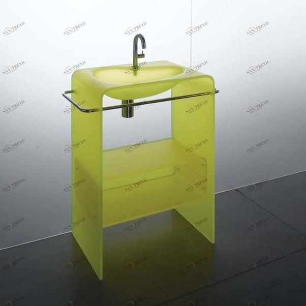 45713 Накладная раковина на столешницу  прямоугольная Rapsel Tor-off