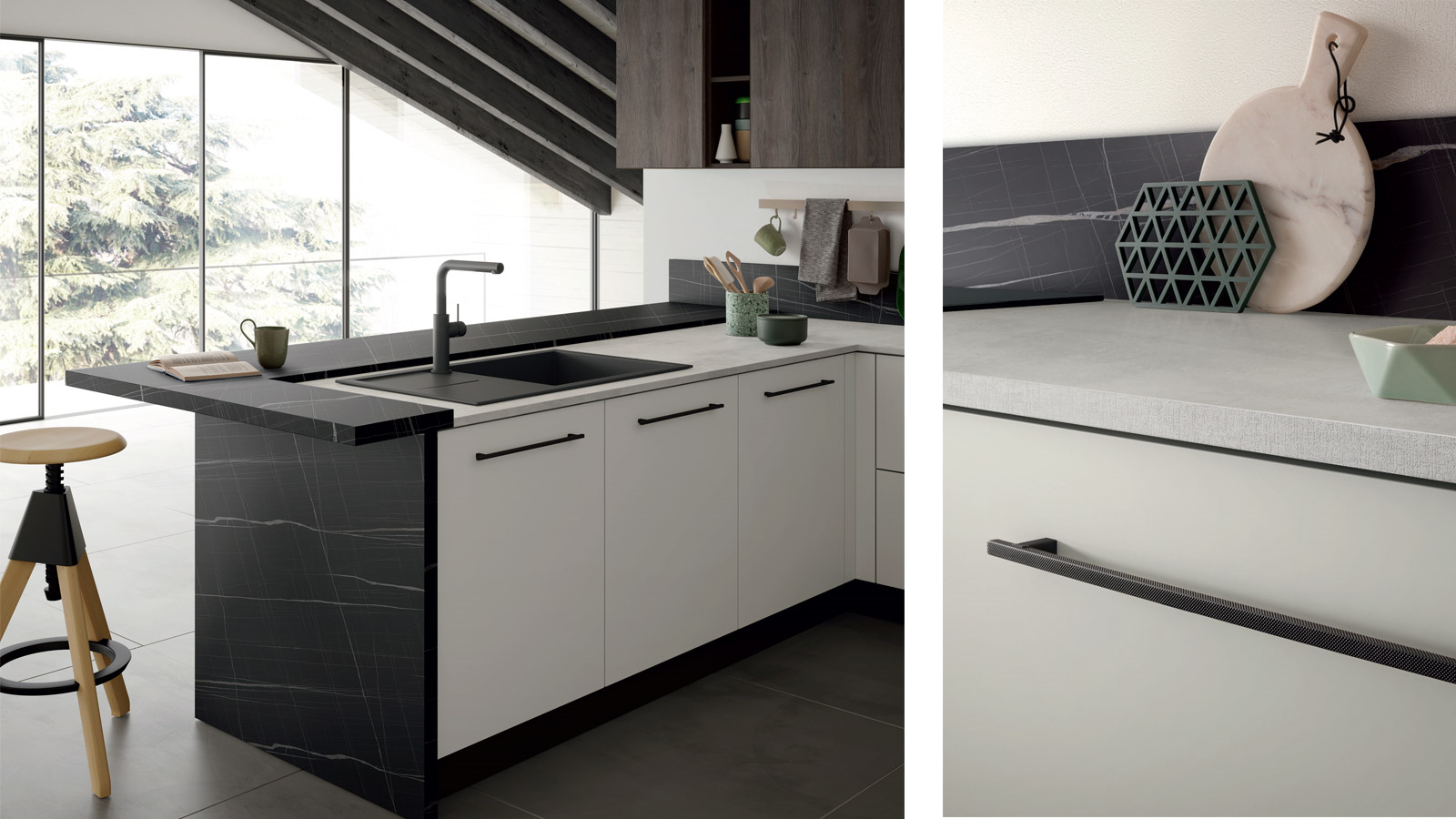 Easy 009  Кухонный гарнитур Ar-Due Colore matt  - Вид №1