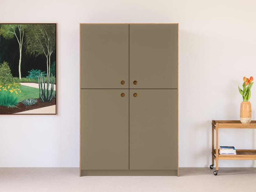 Секционный деревянный шкаф с копланарными дверями Neuvermoebelt SMART LINE FURNITURE ARCH-00061118