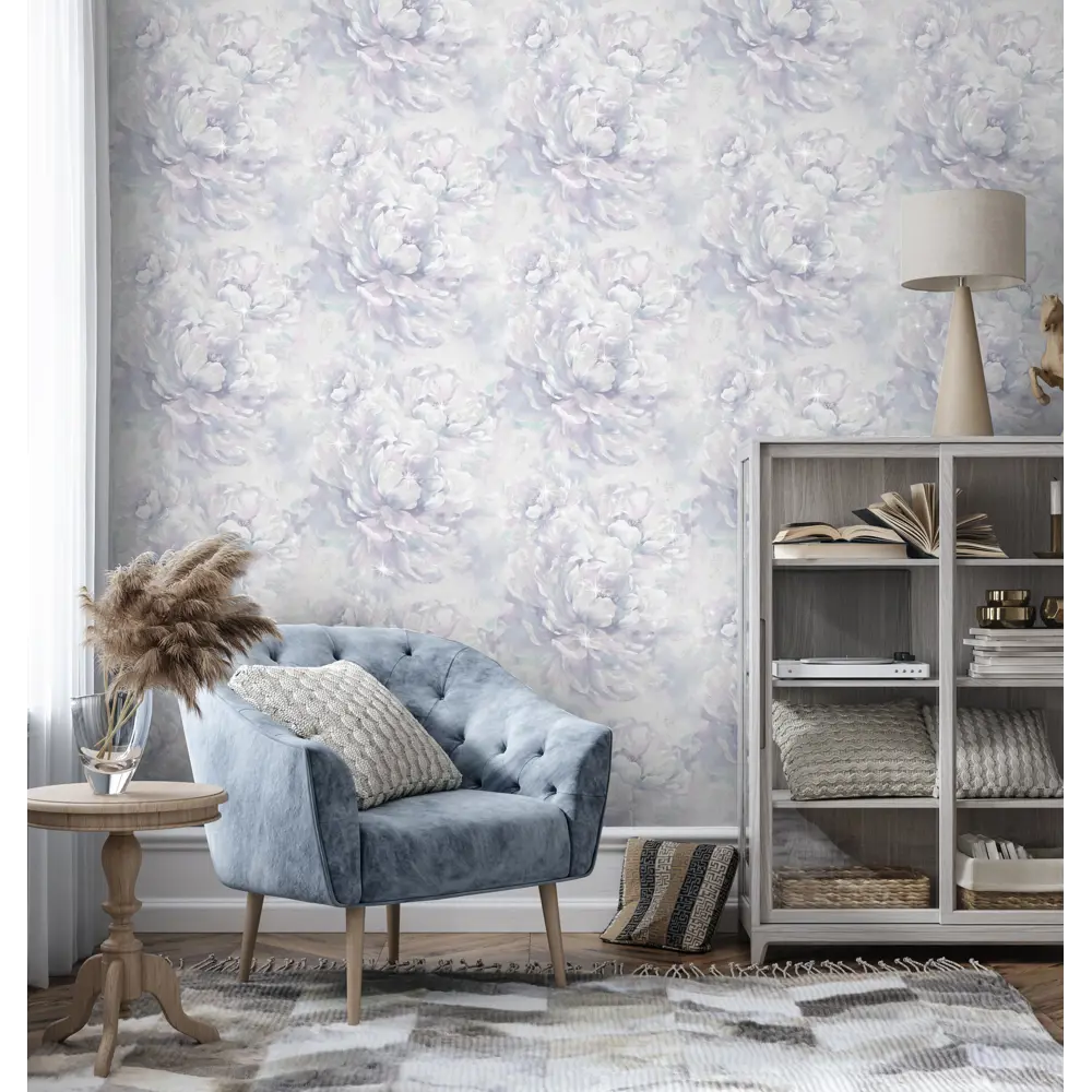 Обои флизелиновые WallSecret Grand Fleur сиреневые 1.06 м 8622-17 85104797 STLM-2162345 Grande Fleur - Вид №2