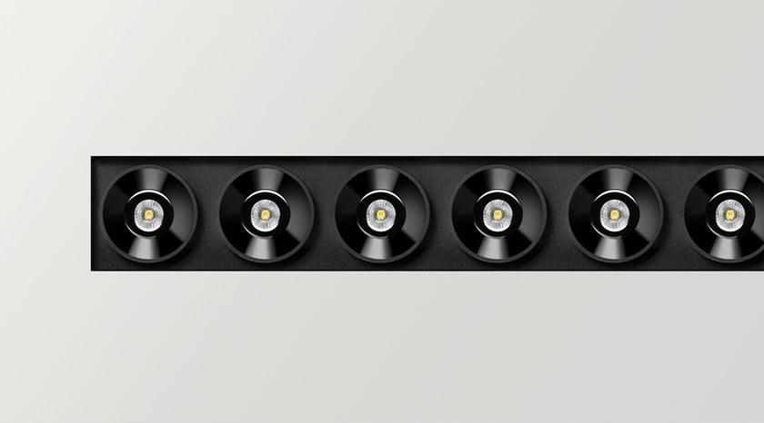 Arkoslight Многоточечный встраиваемый алюминиевый светодиодный прожектор Black foster sun-id-1356039 - Вид №3
