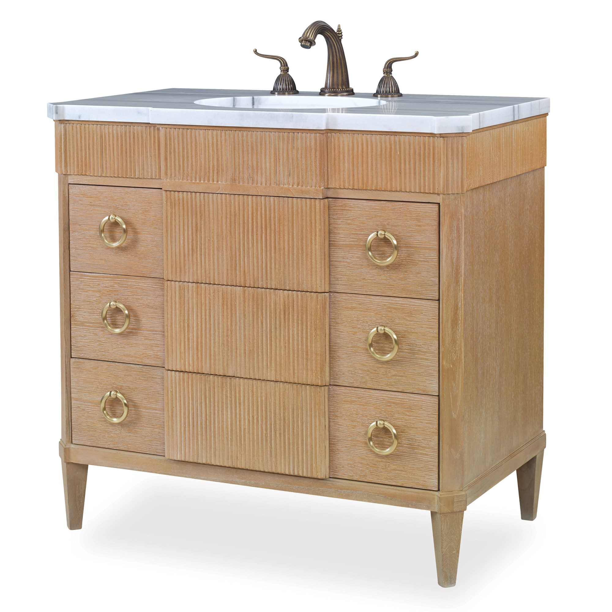 Тумбочка, большая (от 37 до 59,5) 09139-110-401 Tambour Sink Chest Ambella  - Вид №1
