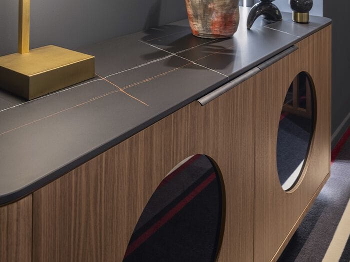 Деревянный шкаф с распашными дверями SCAPPINI & C CRUISE ARCH-00026169 - Вид №1