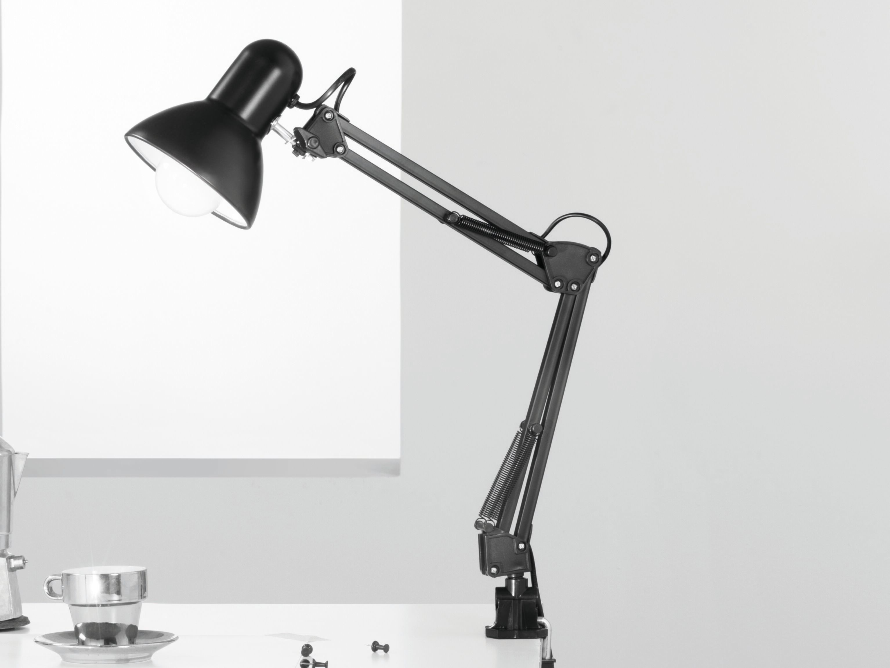 Регулируемая металлическая настольная лампа с зажимом Fan Europe Lighting окружающий свет дизайн ARCH-00134898