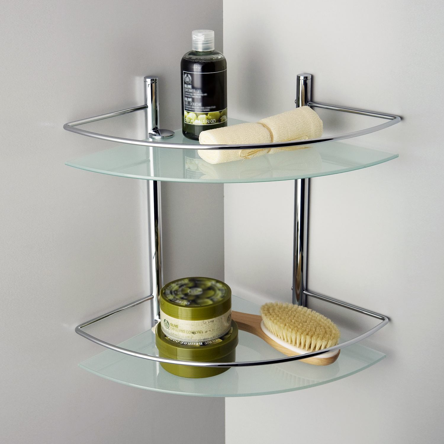 K-3122 Полка стеклянная двойная WasserKRAFT 