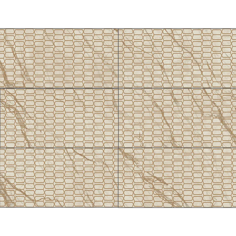 Настенная плитка Azori Forest Geometria 31.5×63 см матовая бежевая 89404319 STLM-1578092 - Вид №2