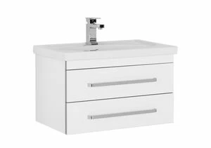 Тумба под раковину Aquanet Сиена 70 белый (подвесной 2 ящика)